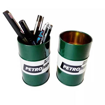 Tin pencil holder