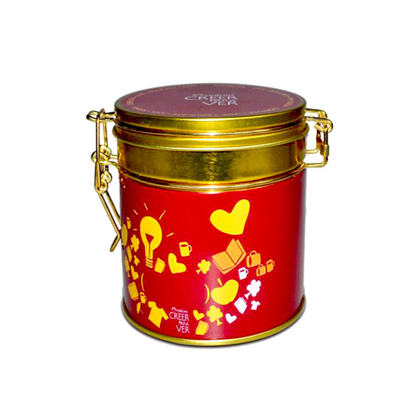 Tea metal container