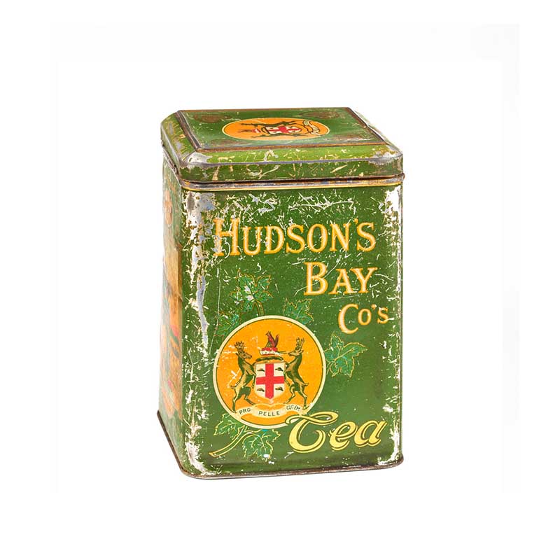 English tea tin box