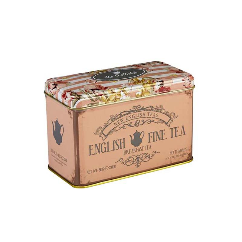 8oz tea tin box