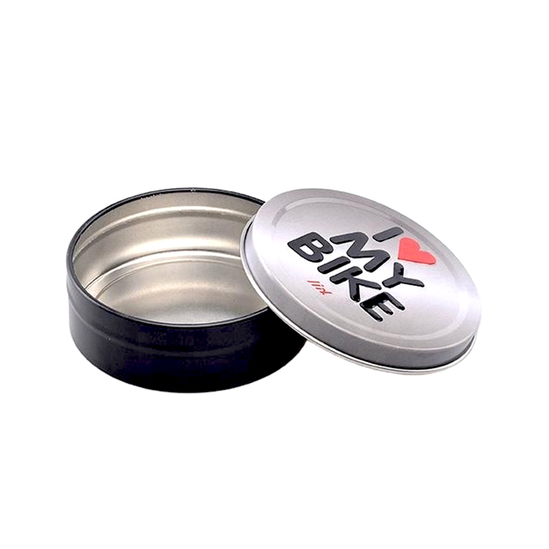 Petite boîte de conserve cosmétique ronde en métal