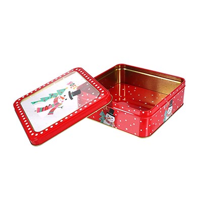 Personalized square metal tin box factory