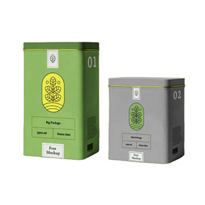 metal square tea tin wholesale