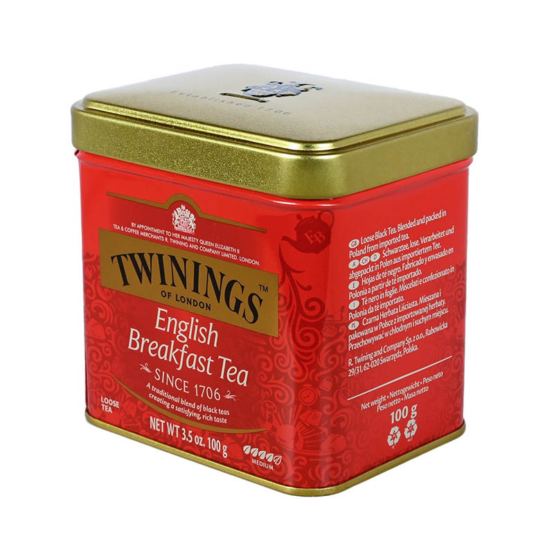 Custom tea tin wholesale