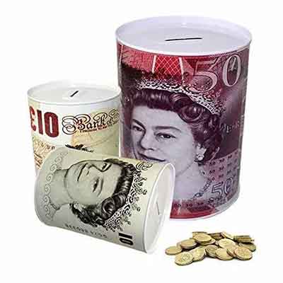 Money box tin