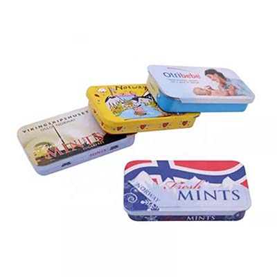 Slide candy tin box manufacturer