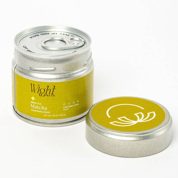 60g matcha tin jar