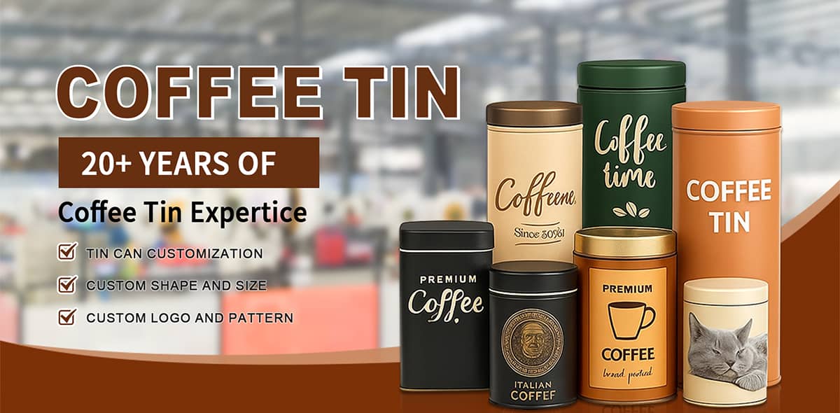 coffee tin can factory odm coffee tin