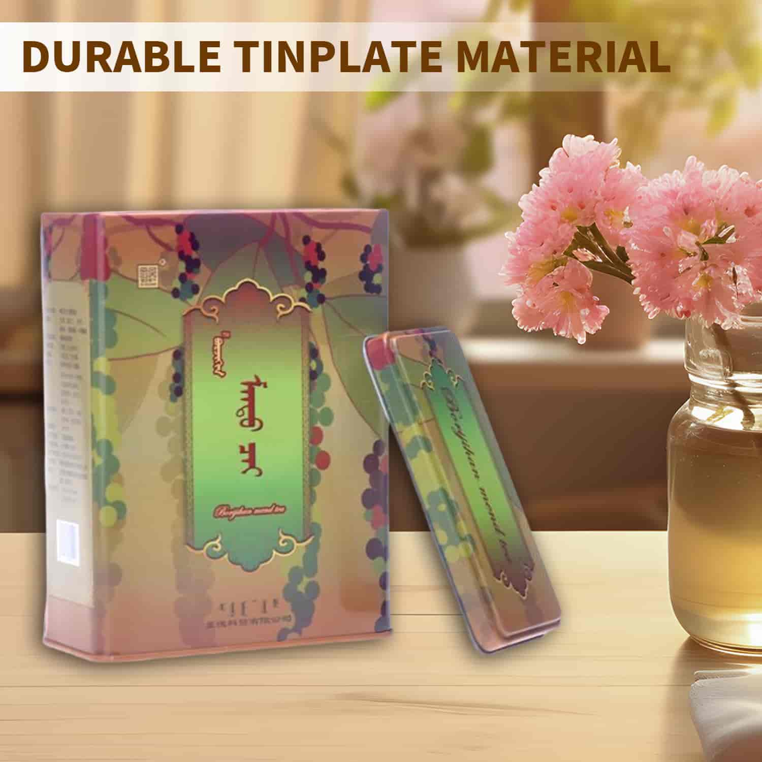 metal coffee tin box