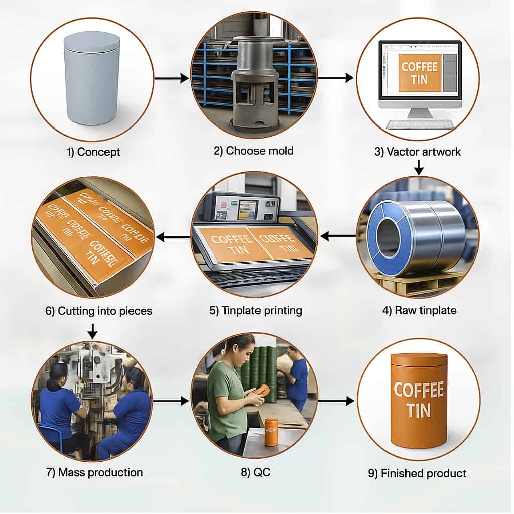 tin can coffee factories odm tin can coffee