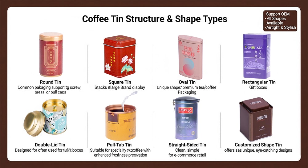 tin coffee cans