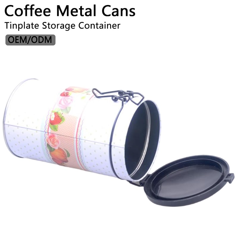 metal coffee tin