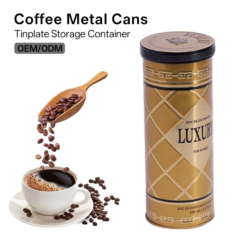 metal coffee tin