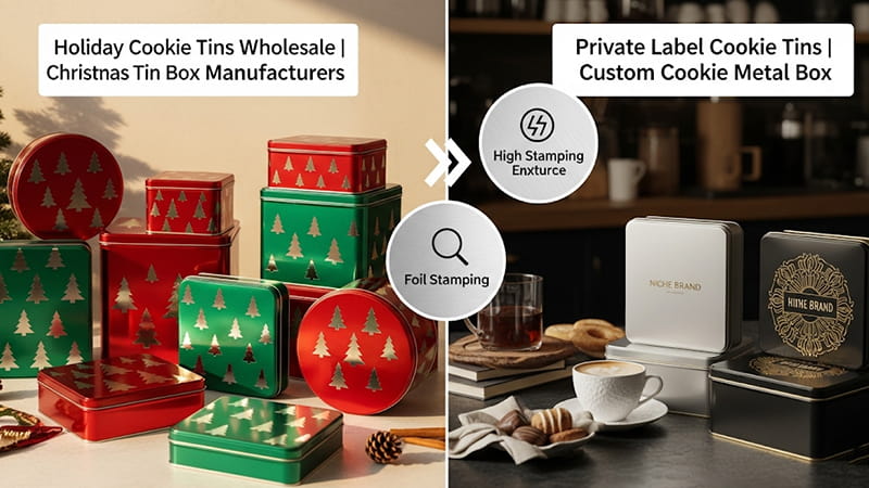 tin cans for cookies