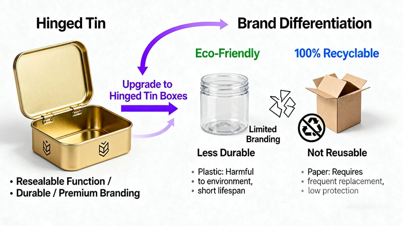 tin boxes with hinged lids