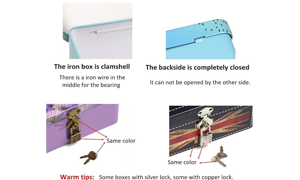 Metal Storage Tin Can 