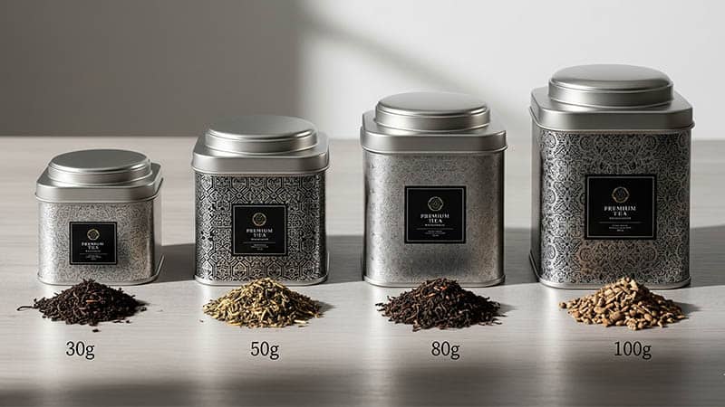 tea tins wholesale