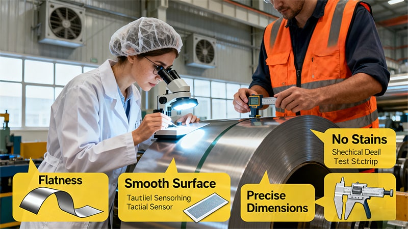 tinplate quality control