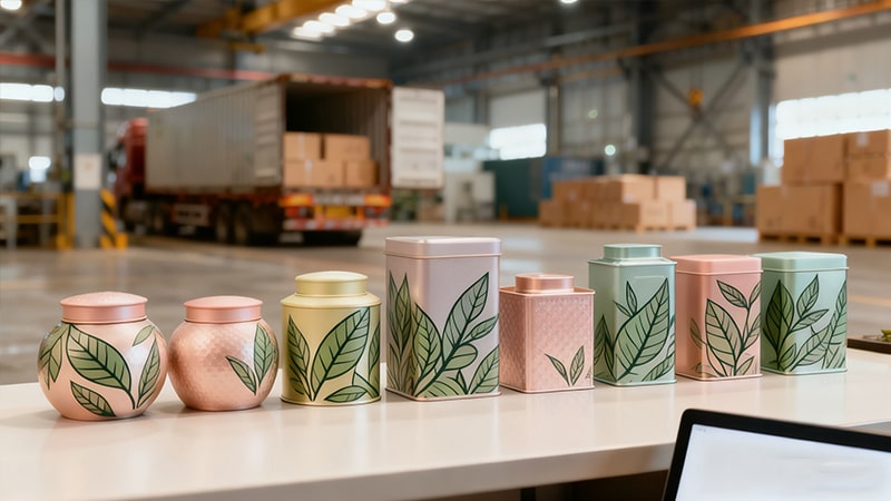 custom tea tins