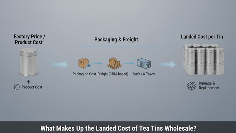 custom tea tin can for premium tea packaging