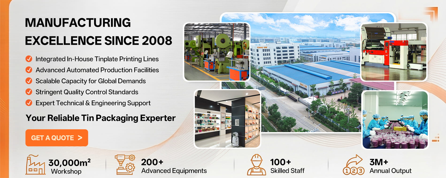 Fournisseurs Boîtes en Étain en gros