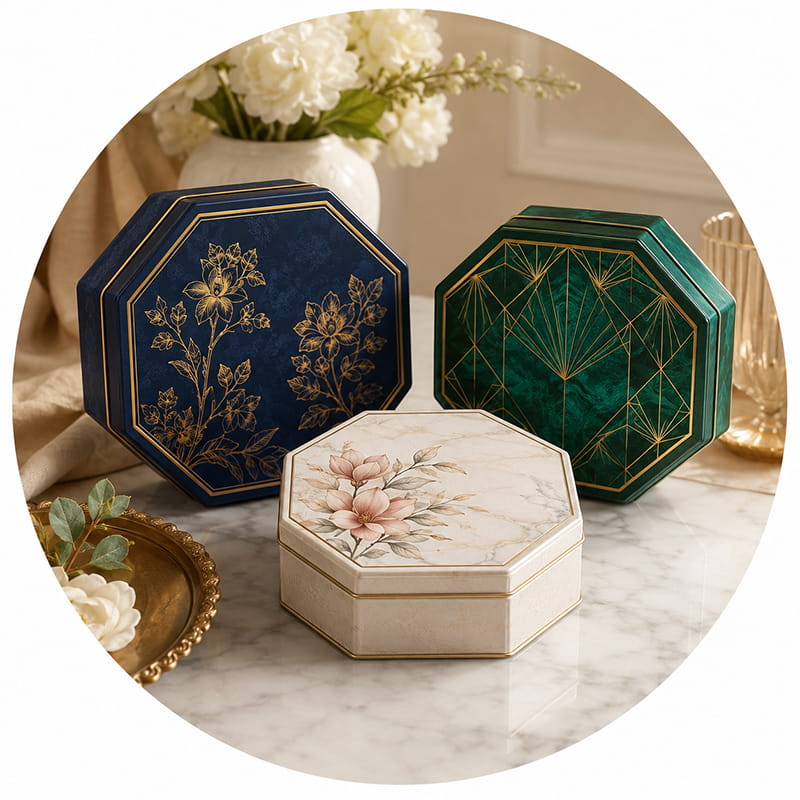Octagonal Tins
