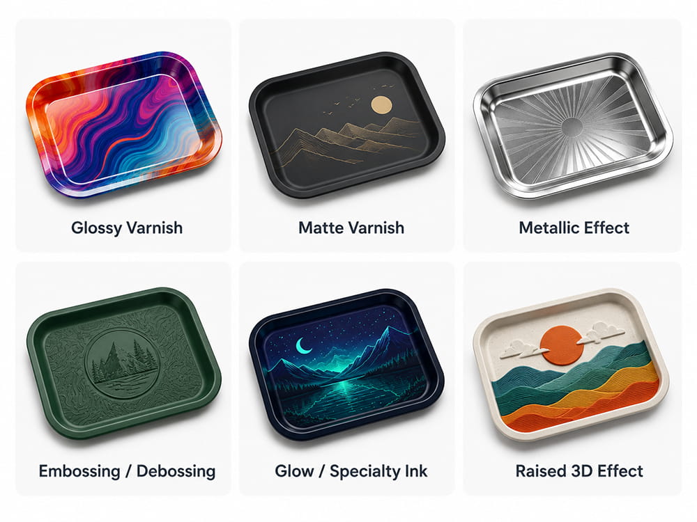 Rolling Tray Surface Finish