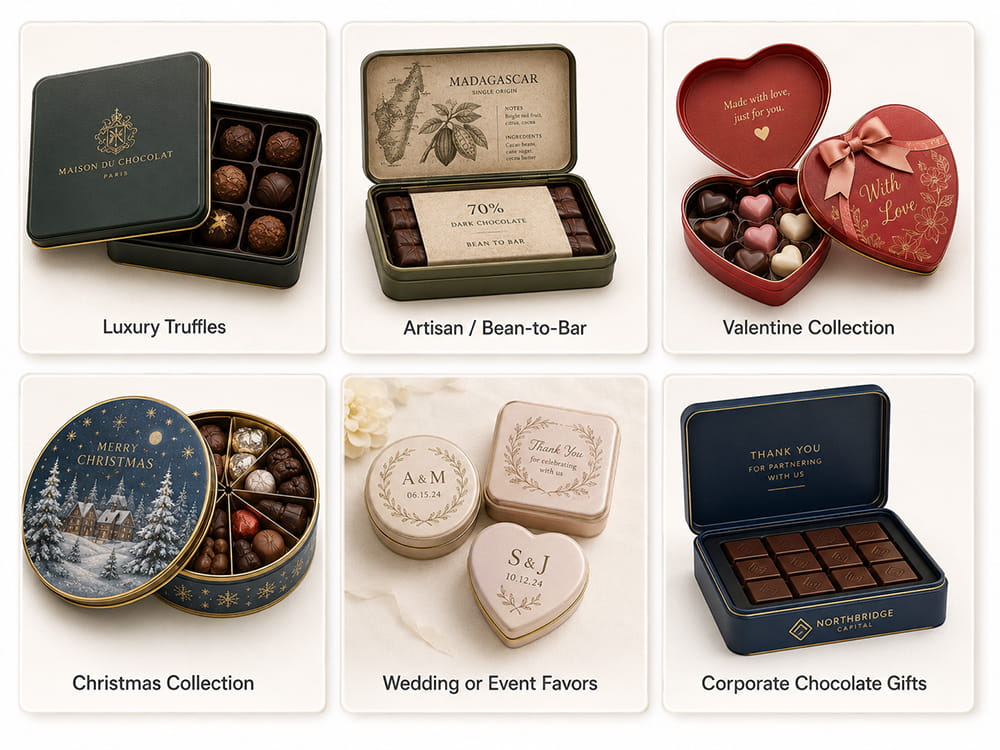 Chocolate Tin Design