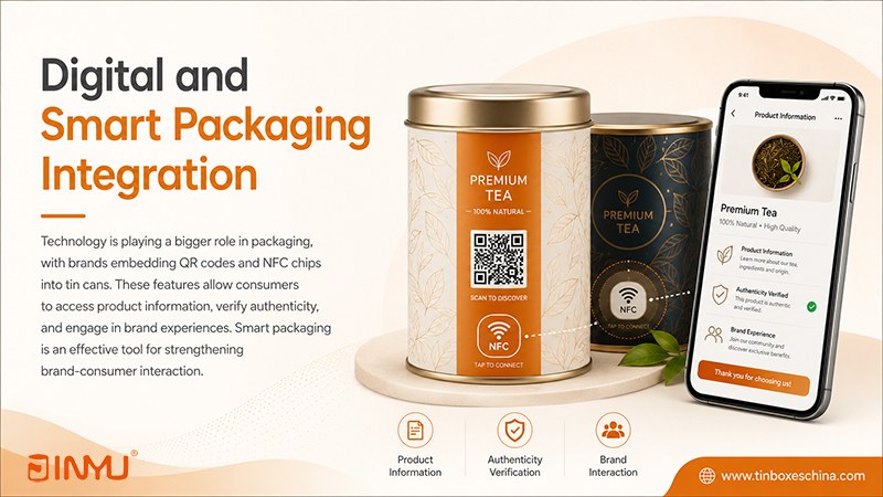 Digital and Smart Tin Packaging