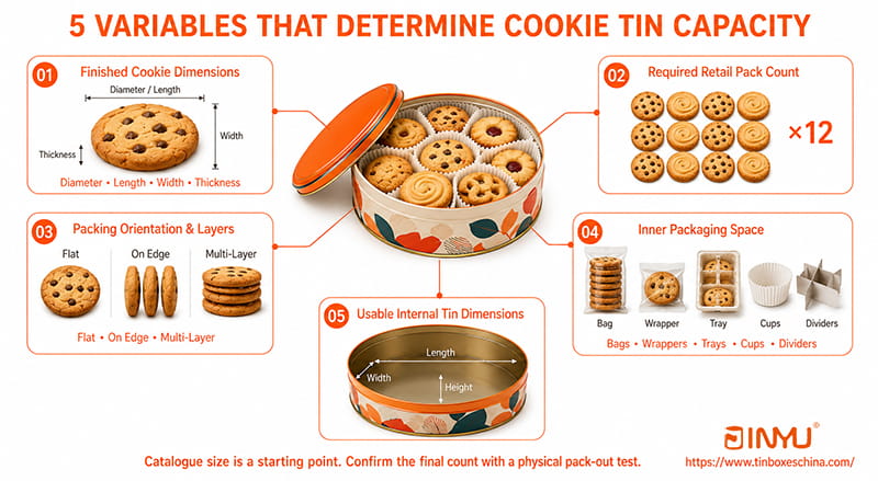 5 variables that determine cookie capacity