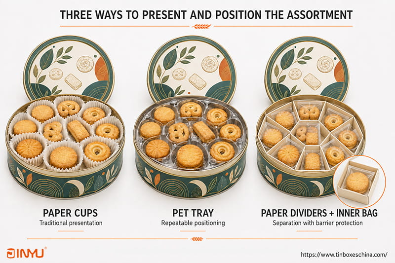 cookie tin with inserts
