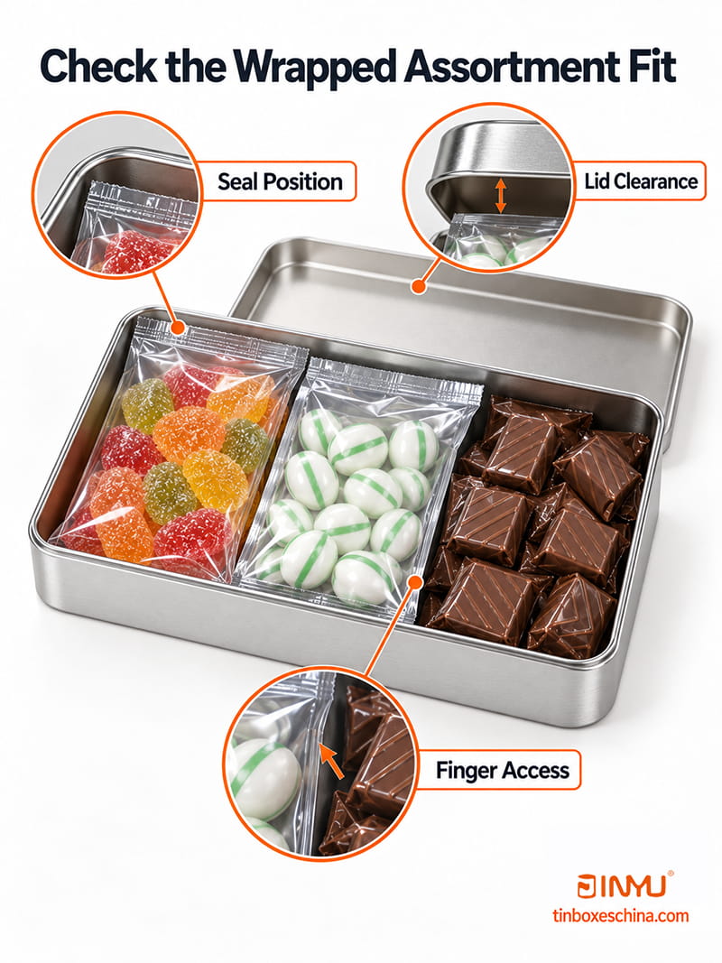 Check the Wrapped Assortment Fit