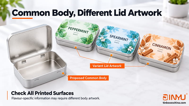 Common Body, Different Lid Artwork Common Body, Different Lid Artwork