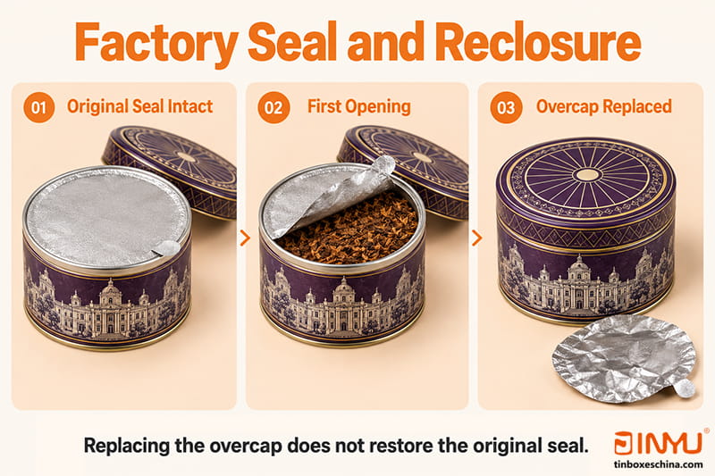 Factory Seal and Reclosure