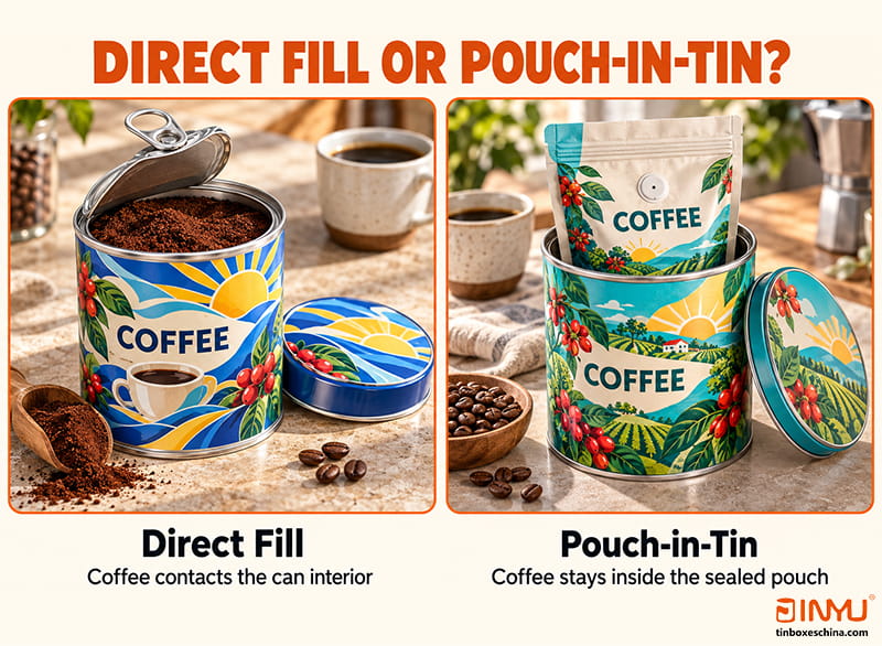 Direct Fill or Pouch-in-Tin?